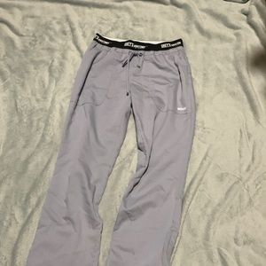 Grey’s Anatomy royal light grey scrub pants with stretch waistband